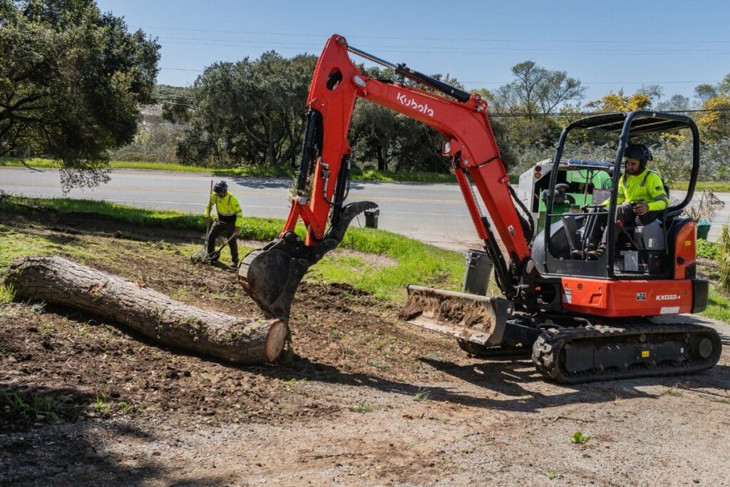 Lot Clearing & Site Work Adney Tree Service California Professional Equipment